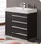 FCB8030BW-I Fresca Livello 30" Black Modern Bathroom Cabinet w/ Integrated Sink