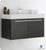 FCB8090BW-I Fresca Vista Black 36" Wall Mount Bathroom Cabinet w/ Integrated Sink