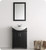 FVN2302BL-CMB Fresca Hartford 24" Black Traditional Bathroom Vanity