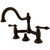 Kingston Brass Two Handle 8" Widespread Lavatory Faucet with Brass Pop-Up Drain - Oil Rubbed Bronze