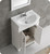 FVN2302WH-CMB Fresca Hartford 24" White Traditional Bathroom Vanity