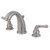 Kingston Brass Two Handle 8" to 16" Widespread Lavatory Faucet with Pop-Up Drain Drain - Brushed Nickel KB988