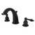 Kingston Brass Two Handle 8" to 16" Widespread Lavatory Faucet with Pop-Up Drain Drain - Oil Rubbed Bronze KB985AL