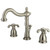 Kingston Brass Two Handle 8" to 16" Widespread Lavatory Faucet with Pop-Up Drain Drain - Satin Nickel - KB1978TX