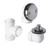 Mountain Plumbing Universal Economy Lift & Turn Plumber's Half Kit for Bath Waste and Overflow - Venetian Bronze - BDWPLTA/VB