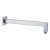 Mountain Plumbing 12" Square 90° Wall Mount Rain Shower Arm Solid Brass - Brushed Nickel - MT25/BRN