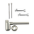 Mountain Plumbing MT3320X-NL-BRN Lavatory Supply Kit w/ Decorative Trap - Brushed Nickel