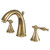 Kingston Brass Two Handle 8" to 16" Widespread Lavatory Faucet with Brass Pop-Up Drain - Polished Brass KS2972NL