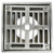 Mountain Plumbing 4" Square Solid Nickel Bronze Plated Drain Grid - Polished Chrome - MT506-GRID/CPB