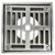 Mountain Plumbing MT506-GRID-MB 4" Square Solid Nickel Bronze Plated Drain Grid - Matte Black