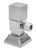 Mountain Plumbing Square Handle Angle Valve - Polished Brass - MT5004-NL/PVD