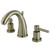 Kingston Brass Two Handle 8" to 16" Widespread Lavatory Faucet with Brass Pop-Up Drain - Brushed Nickel KS2968DL