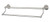 Kingston Brass BA556318SN 18" Double Towel Bar - Brushed Nickel