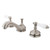 Kingston Brass Two Handle 8" to 16" Widespread Lavatory Faucet with Brass Pop-Up Drain - Brushed Nickel KS1168PL