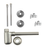 Mountain Plumbing Lavatory Supply Kit w/ Decorative Trap - Angle - Oval Handle - 1/2" Compression (5/8" O.D.) 3/8" - Oil Rubbed Bronze - MT8002-NL/ORB