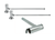 Mountain Plumbing Lavatory Supply Kit w/ Decorative Trap & Clean-Out Plug - Angle - Contemporary Round Handle - (5/8" O.D.) 1/2" - Polished Chrome - MT9002-NL/CPB