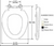 Mansfield SB200WH White Elongated Toilet Seat