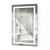 Bathroom Vanity LED Lighted Mirror With Dimmer & Defogger - Icon - 20 Inch x 32 Inch