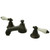 Kingston Brass Two Handle 8" to 16" Widespread Lavatory Faucet with Brass Pop-Up Drain - Oil Rubbed Bronze KS4465PL