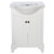 Foremost CNWVT2536 Corsicana 26" Vanity Cabinet with China Sink Top - White