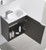 Fresca Senza Valencia 20" Gray Oak Wall Hung  Bathroom Vanity w/ Medicine Cabinet