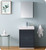 Fresca Senza Valencia 24" Dark Slate Gray Free Standing  Bathroom Vanity w/ Medicine Cabinet