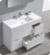 Fresca Senza Valencia 48" Glossy White Free Standing  Bathroom Vanity w/ Medicine Cabinet