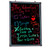 Alpine LED Illuminated Hanging Message Writing Board 24 x 32 - ALP495-04