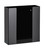 Alpine  ADI902-02-BLK Double Box Capacity Acrylic Black Glove Dispenser