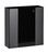 Alpine  ADI902-04-BLK Quad Box Capacity Acrylic Black Glove Dispenser