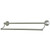 Kingston Brass BA481318SN 18" Double Towel Bar - Brushed Nickel