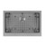 Whitehaus WHNPL3020-GM Noah Plus 16 Gauge Single Bowl Undermount Sink with Seamless Front Apron - Gunmetal