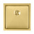 Whitehaus WHNPL1818-B Noah Plus 16 Gauge Single Bowl Linen Textured Undermount or Drop-in Sink - Brass