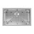 Whitehaus WHNPL2918-BSS Noah Plus 16 Gauge Single Bowl Linen Textured Undermount or Drop-in Sink - Brushed Stainless Steel