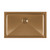 Whitehaus WHNPL2918-CO Noah Plus 16 Gauge Single Bowl Linen Textured Undermount or Drop-in Sink - Copper