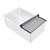 Whitehaus WHNPLRM-GM Noah Plus Stainless Steel Removable Roll Mat - Gunmetal