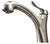 Whitehaus WH2070952-BN Jem  Single Handle Kitchen Faucet with Pull Out Spray Head - Brushed Nickel