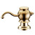 Whitehaus WHSD030-AB Brass Soap / Lotion Dispenser - Antique Brass