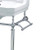 Whitehaus WHV024-L33-3H-C Victoriahaus Console Sink with Integrated Rectangular Bowl with Widespread Hole Drill, Chrome Leg Support - White/Polished Chrome