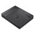 Whitehaus WHNPL1578-MBLK Noah Plus 10 Gauge Frame, Rectangular Matte Textured Top Mount Sink Set with Center Drain - Matte Black - 20 1/2 x 16 inches