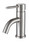 Whitehaus WHS0111-SB-BSS Waterhaus Single Hole, Single Lever Lavatory Faucet & Pop-up Drain  - Brushed Stainless Steel