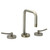 Whitehaus WH81214L-BN Metrohaus Lavatory Widespread Faucet with Swivel Spout, Pop-up Drain and Lever Handles - Brushed Nickel - PVD