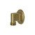 Whitehaus WH173A2-B Showerhaus Brass Wall Supply Elbow for Handshower - Polished Brass