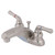 Kingston Brass Two Handle 4" Centerset Lavatory Faucet with Pop-Up Drain - Satin Nickel KB628