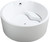 Vanity Art VA6810 Freestanding White Acrylic Bathtub and Hose 59 in. x 59 in x 24 in. - Round Shape