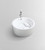 Vanity Art VA6810 Freestanding White Acrylic Bathtub and Hose 59 in. x 59 in x 24 in. - Round Shape