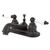 Kingston Brass Two Handle 4" Centerset Lavatory Faucet with Pop-Up Drain - Oil Rubbed Bronze KB605PL
