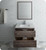 Fresca FVN3130ACA Formosa 30" Wall Hung Modern Bathroom Vanity w/ Mirror - Acacia Wood