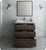 Fresca FVN3136ACA-FC Formosa 36" Floor Standing Modern Bathroom Vanity w/ Mirror - Acacia Wood