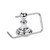 Hardware Resources Fairview Euro Toilet Tissue Paper Holder - Polished Chrome - BHE5-07PC